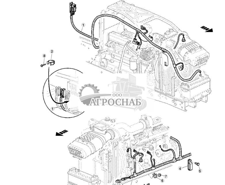 ЖГУТ ПРОВОДОВ ДВИГАТЕЛЯ, С НАСОСОМ ДЛЯ ВПРЫСКА ТОПЛИВА DELPHI DP201 - ST209011 41.jpg